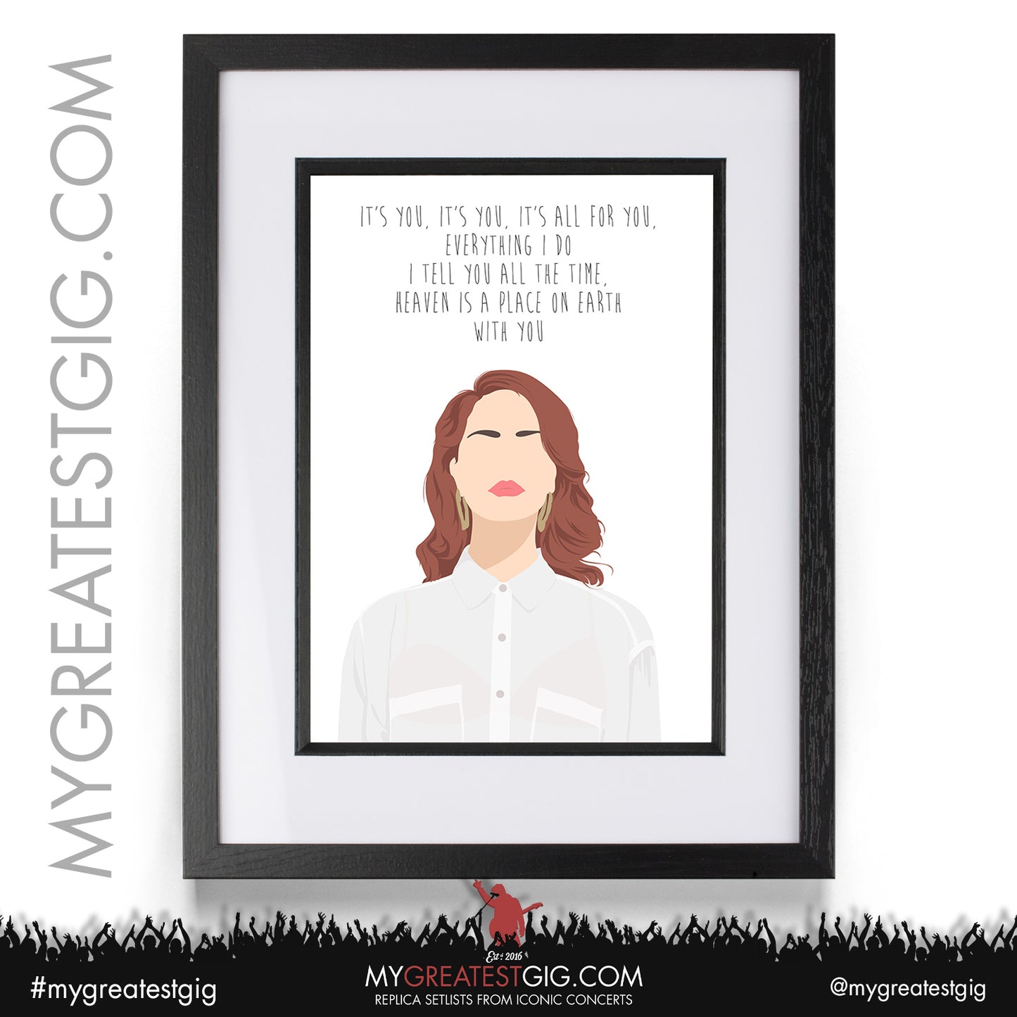 Lana Del Rey - Lyrics Posters, Prints & Cards