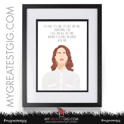 Lana Del Rey - Lyrics Posters, Prints & Cards