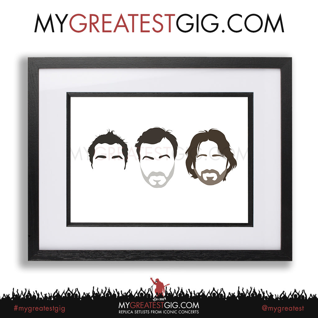 Manic Street Preachers - Minimal Band Hairstyles Illustration - Posters, Prints & Greeting Cards