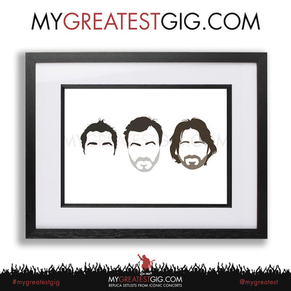 Manic Street Preachers - Minimal Band Hairstyles Illustration - Posters, Prints & Greeting Cards