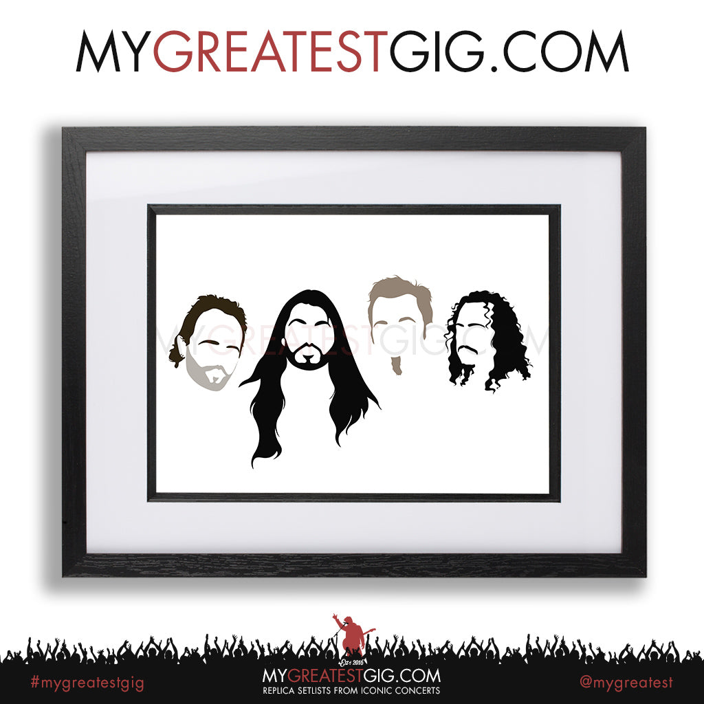 Metallica - Minimal Band Hairstyles Illustration - Posters, Prints & Greeting Cards