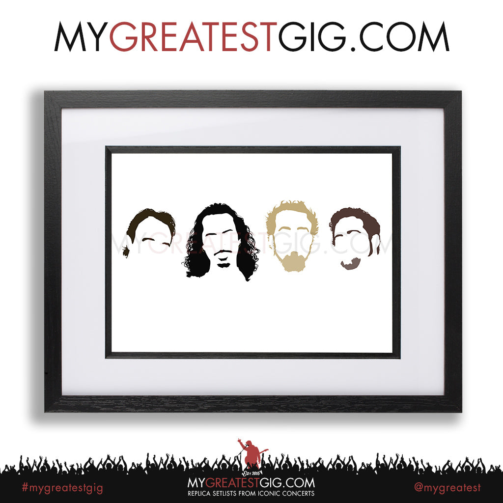 Metallica - Minimal Band Hairstyles Illustration - Posters, Prints & Greeting Cards