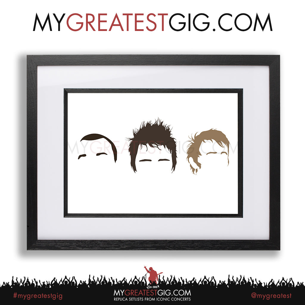 Muse - Minimal Band Hairstyles Illustration - Posters, Prints & Greeting Cards