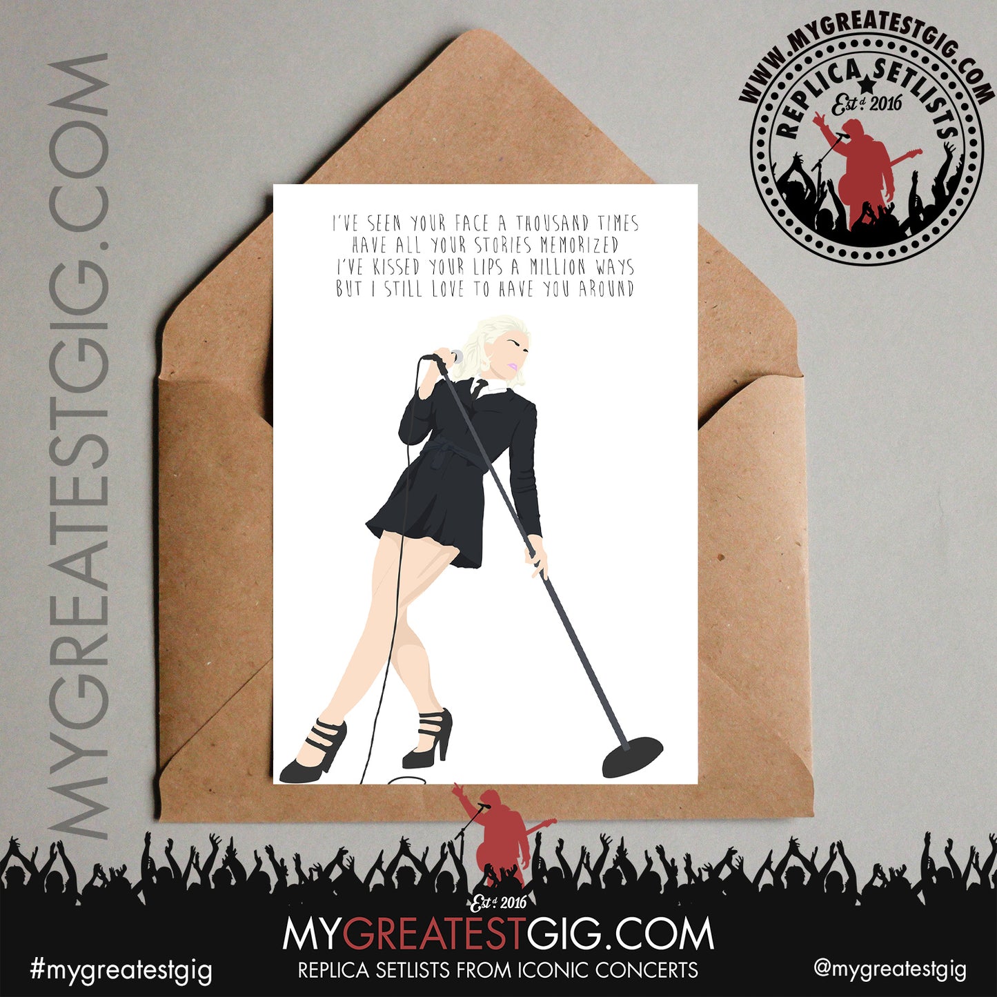 Gwen Stefani - Lyrics Posters, Prints & Cards