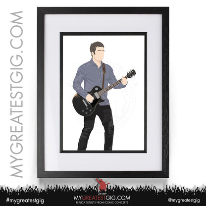 Oasis - Live '25 - Minimalist Illustration Posters