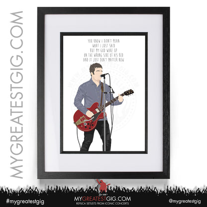 Oasis - Live '25 - Minimalist Illustration Posters