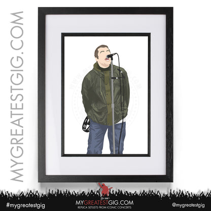 Oasis - Live '25 - Minimalist Illustration Posters
