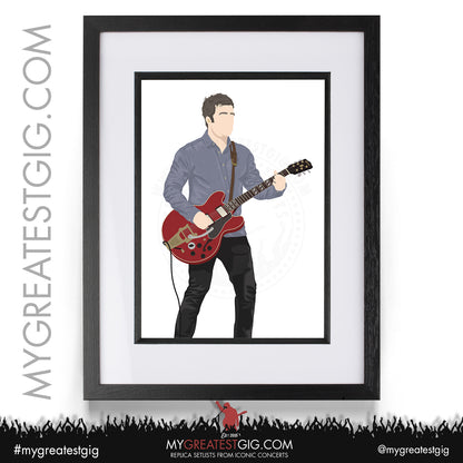 Oasis - Live '25 - Minimalist Illustration Posters