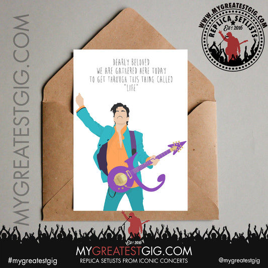 Prince - Lyrics Posters, Prints & Cards