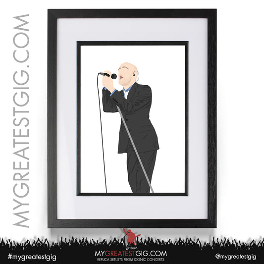 Michael Stipe (R.E.M.) - Minimal Illustration Poster