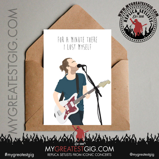Radiohead - Lyrics Posters, Prints & Cards