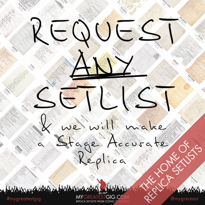 Request A Setlist!