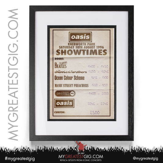 Knebworth '96  - August 10th / 11th 1996 Replica Posters