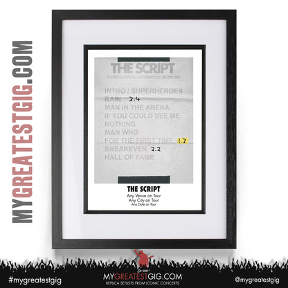 Take That - The Circus Live 2026 Tour - Replica Setlist Posters