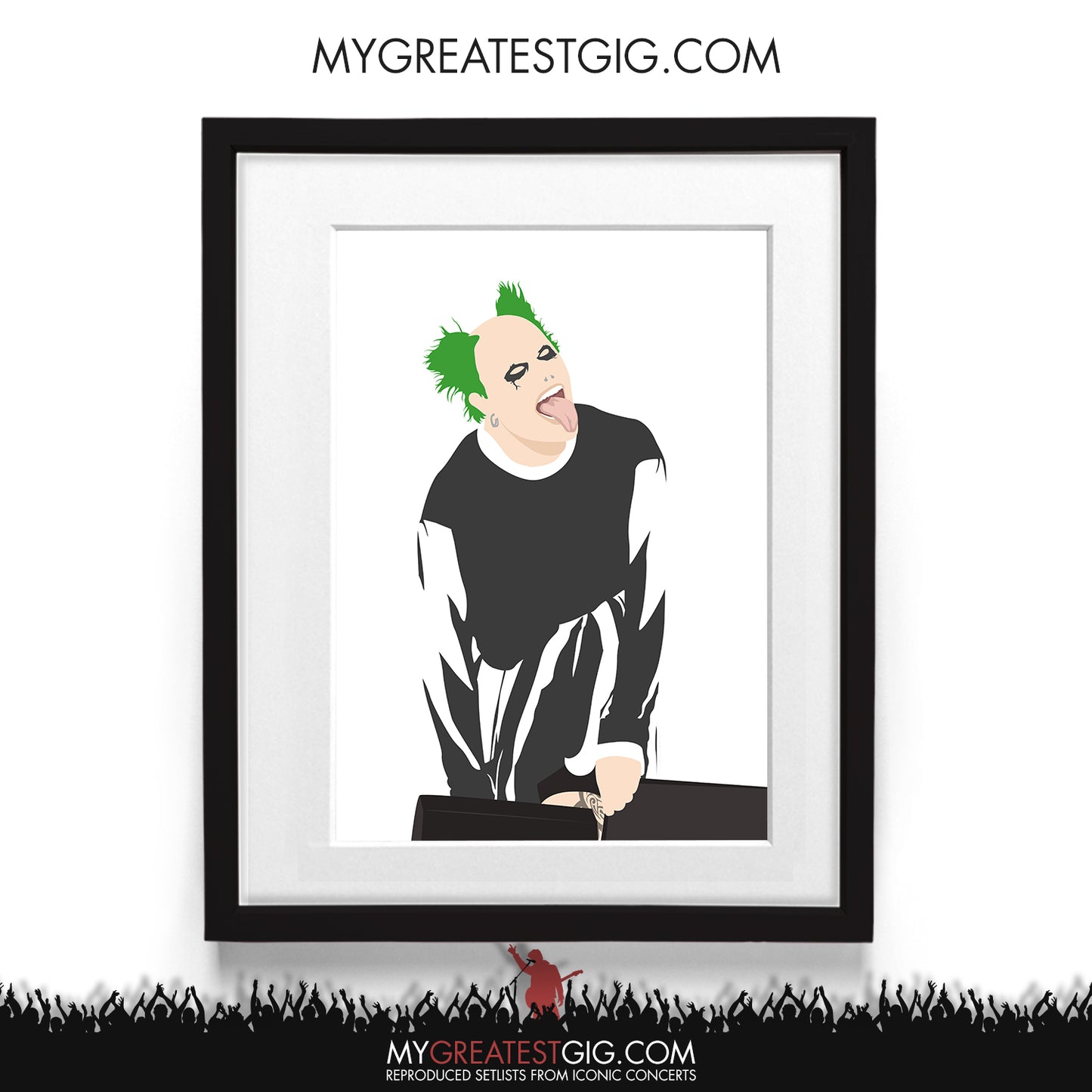 Keith Flint - Minimal Illustration Poster