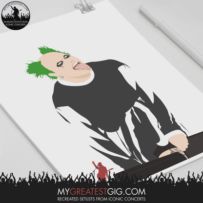 Keith Flint - Minimal Illustration Poster