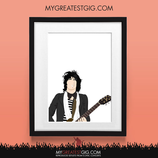 Keith Richards - Minimal Illustration Poster
