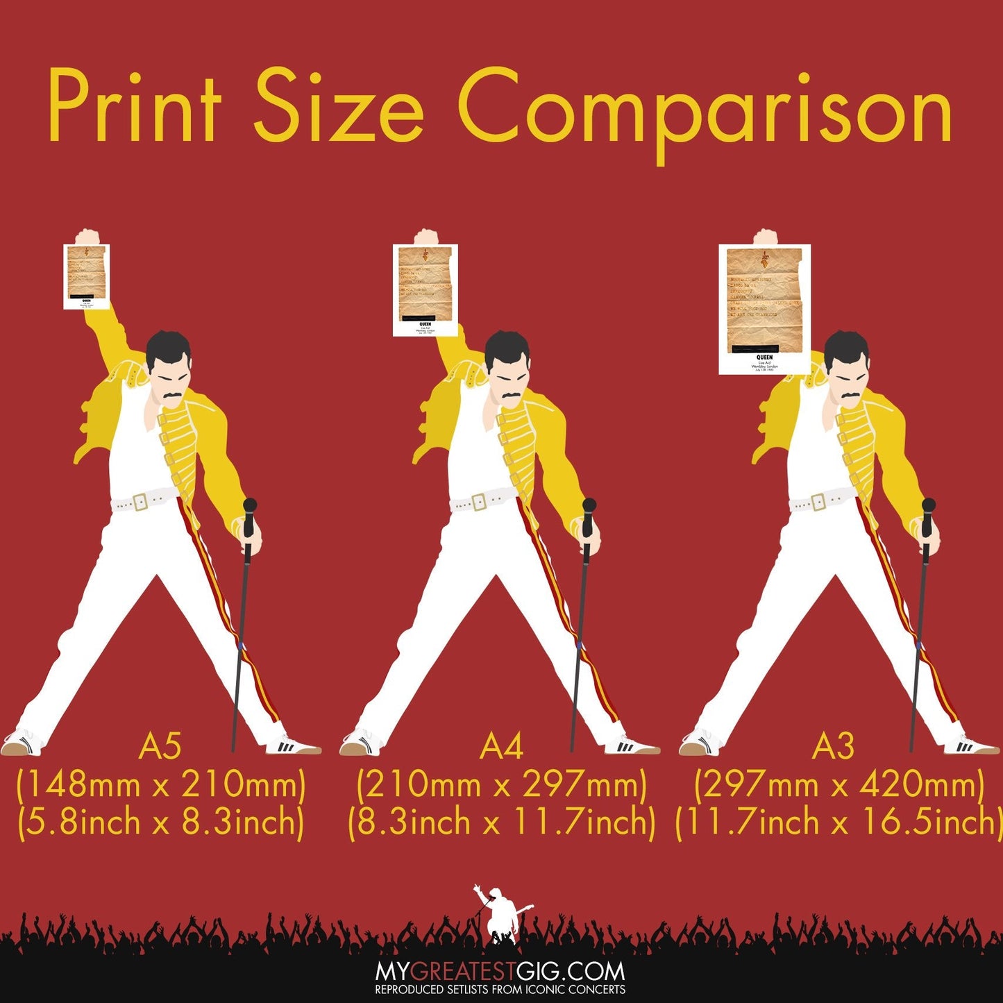 Meatloaf - Sheffield - Dec 11th 2010 Recreated Setlist Poster