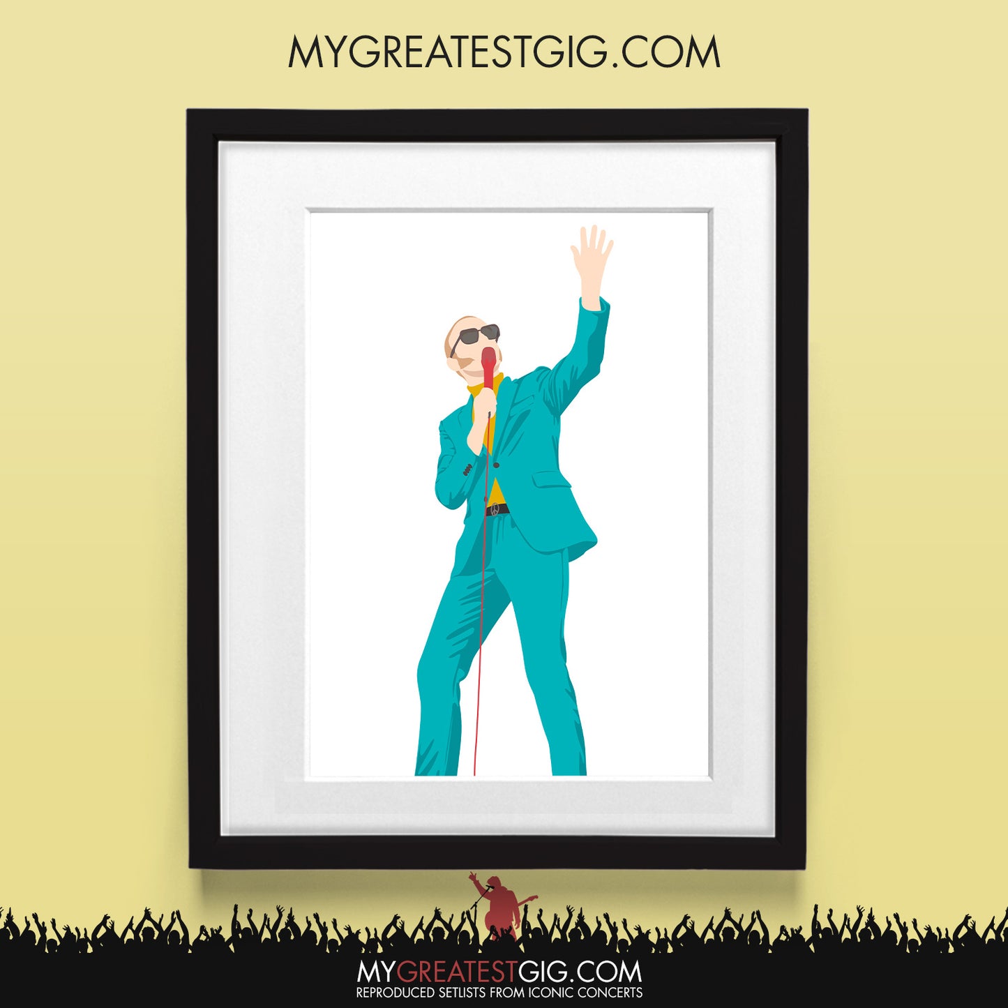 Alex Trimble (Two Door Cinema Club) - Minimal Illustration Poster