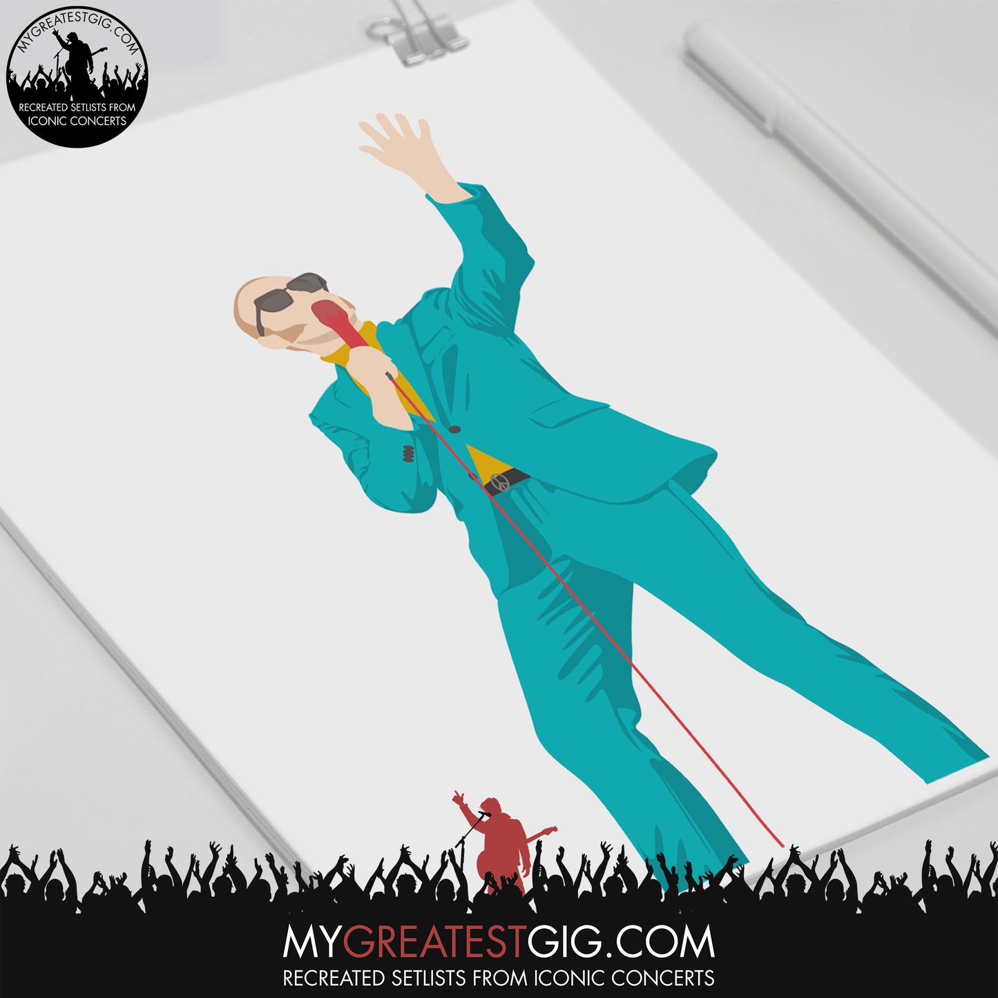 Alex Trimble (Two Door Cinema Club) - Minimal Illustration Poster